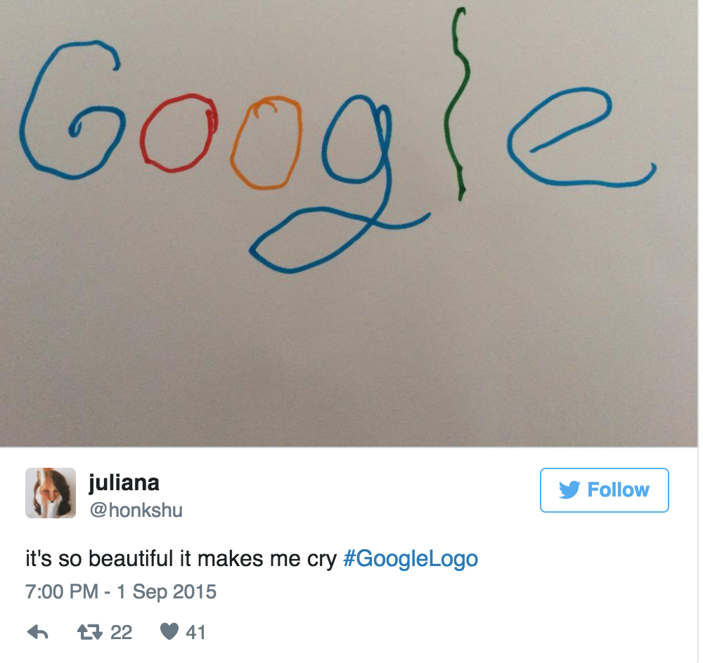 google reaction drawing twitter